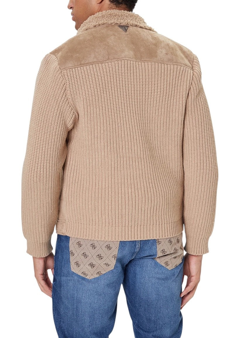 Guess Giubbotto Uomo Guess M5BR79 Z5570 beige  beige
