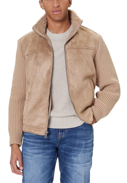 Guess Giubbotto Uomo Guess M5BR79 Z5570 beige  beige