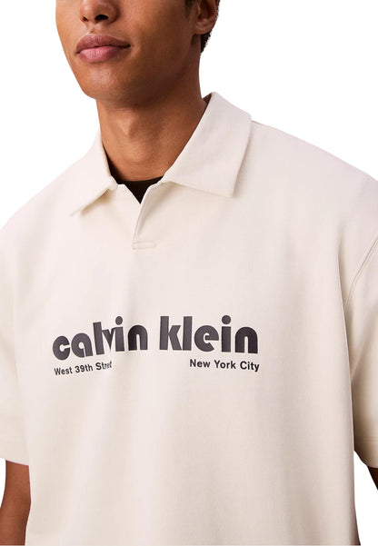 Calvin Klein Jeans Polo Uomo Calvin Klein Jeans LV04RC243G white  white