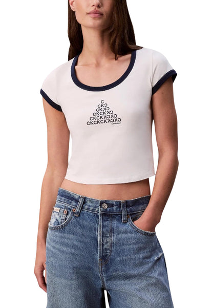 Calvin Klein Jeans T-Shirt Donna Calvin Klein Jeans LV047C258G white  white