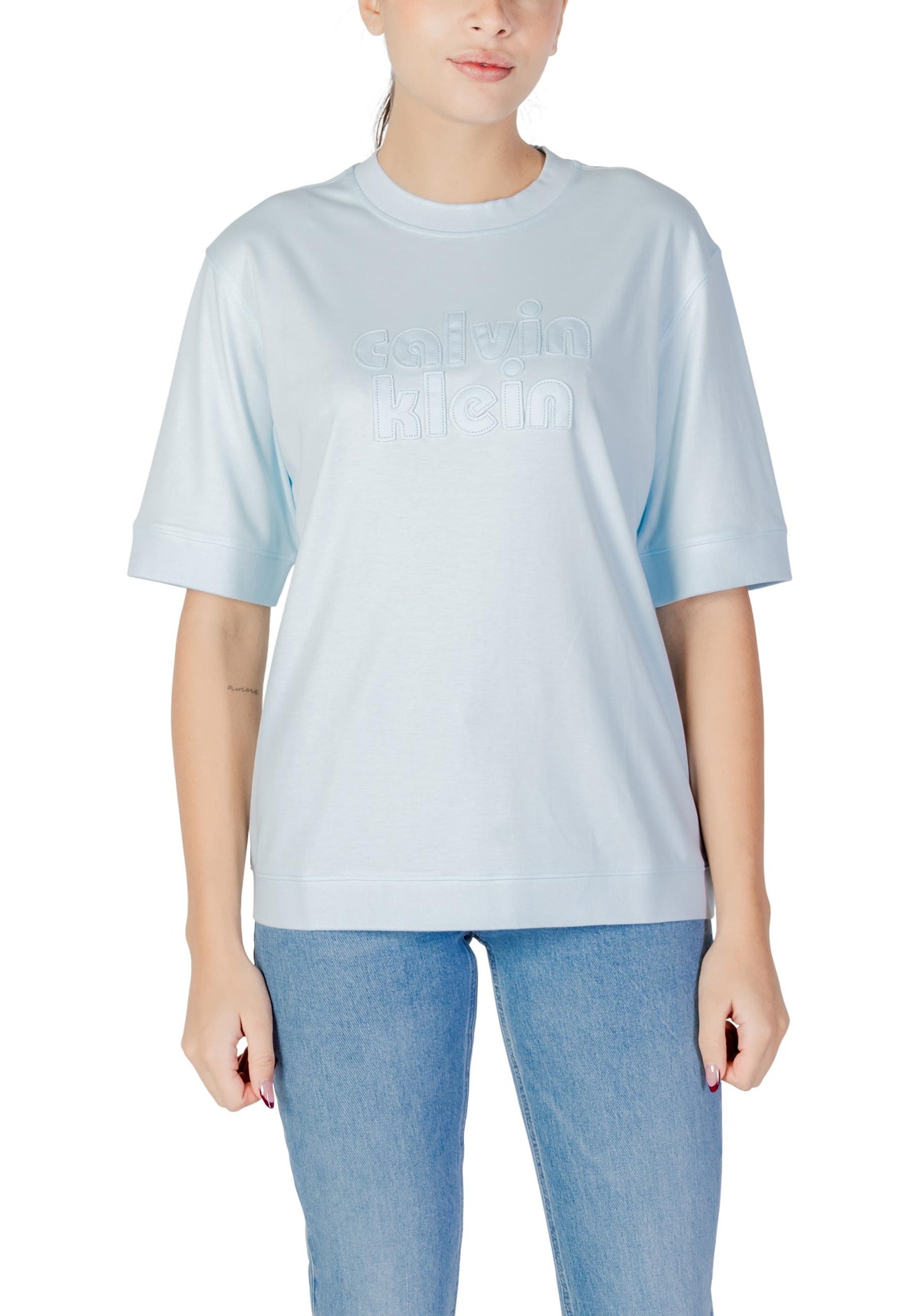 Calvin Klein Jeans T-Shirt Donna Calvin Klein Jeans LV047C208G light blue  light blue
