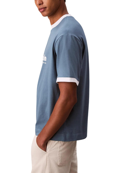 Calvin Klein Jeans T-Shirt Uomo Calvin Klein Jeans LV04RC244G light blue  light blue