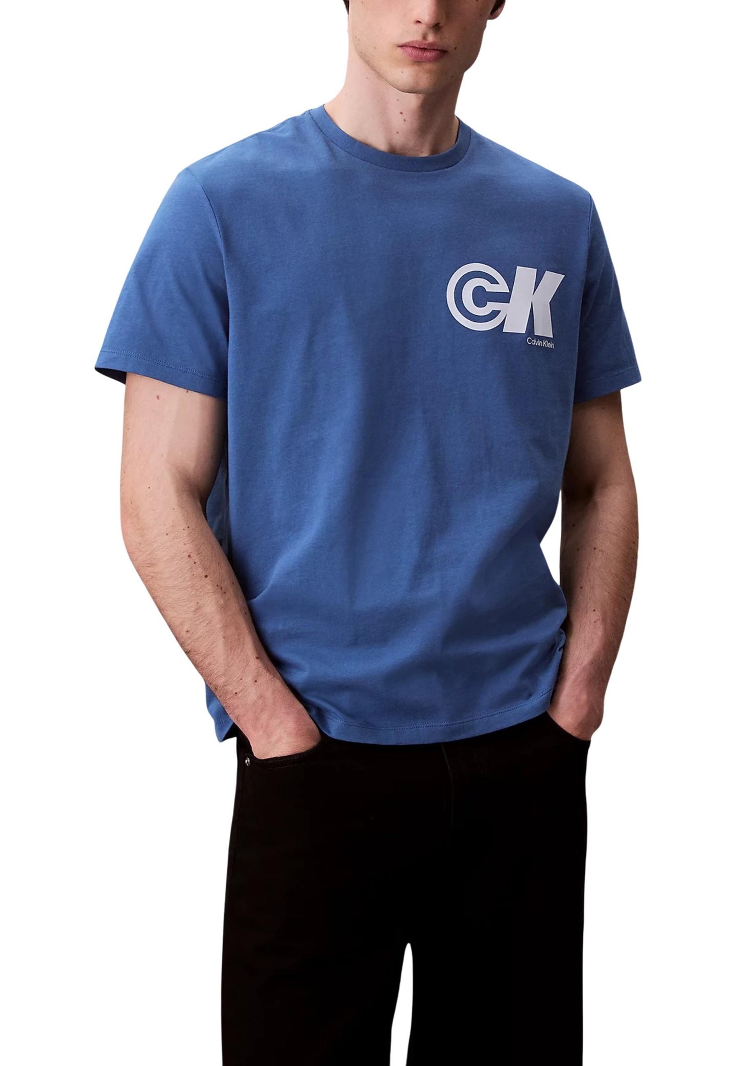 Calvin Klein Jeans T-Shirt Uomo Calvin Klein Jeans LV04RC835G blue  blue