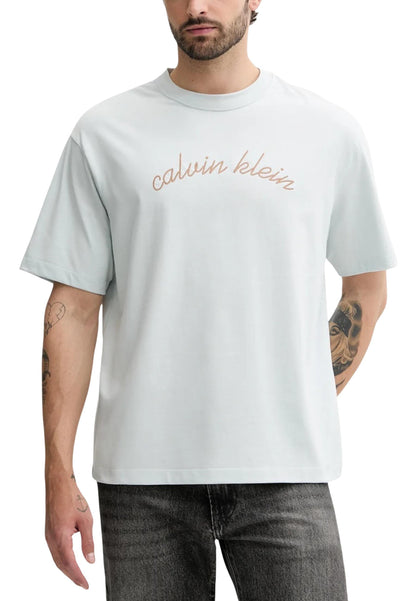 Calvin Klein Jeans T-Shirt Uomo Calvin Klein Jeans LV04RC225G light blue  light blue