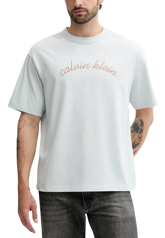Calvin Klein Jeans T-Shirt Uomo Calvin Klein Jeans LV04RC225G light blue  light blue