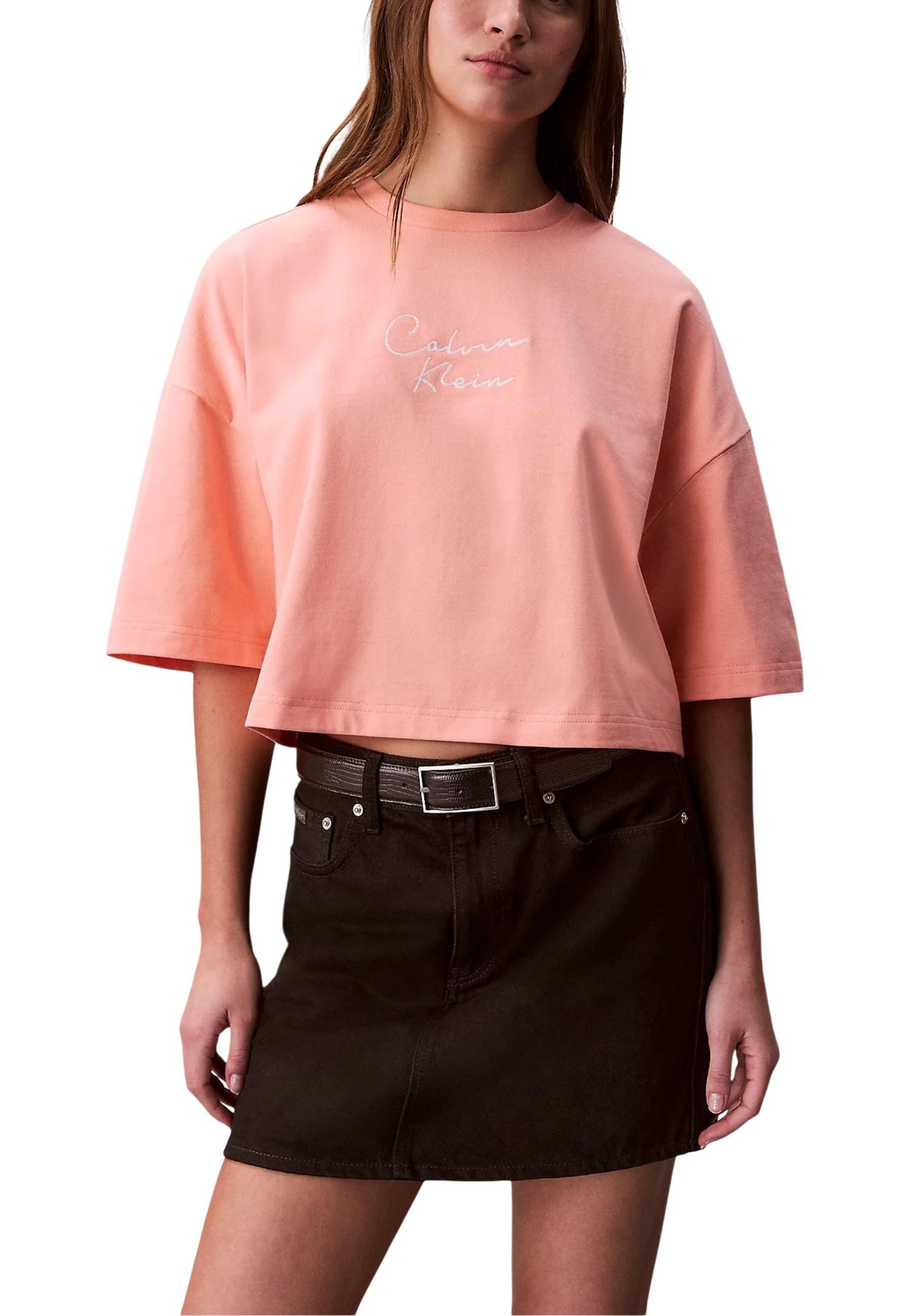 Calvin Klein Jeans T-Shirt Donna Calvin Klein Jeans LV047C202G orange  orange