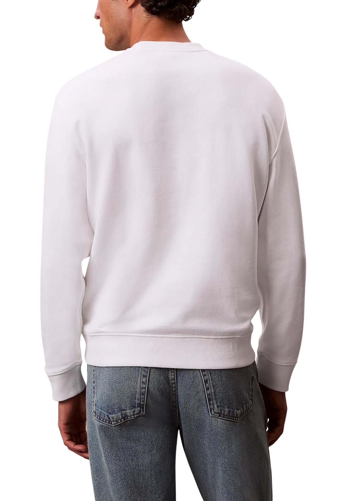 Calvin Klein Jeans Felpa Uomo Calvin Klein Jeans LV04RC273G white  white