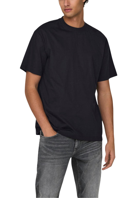 Only & Sons T-Shirt Uomo Only & Sons 22022532 black  black