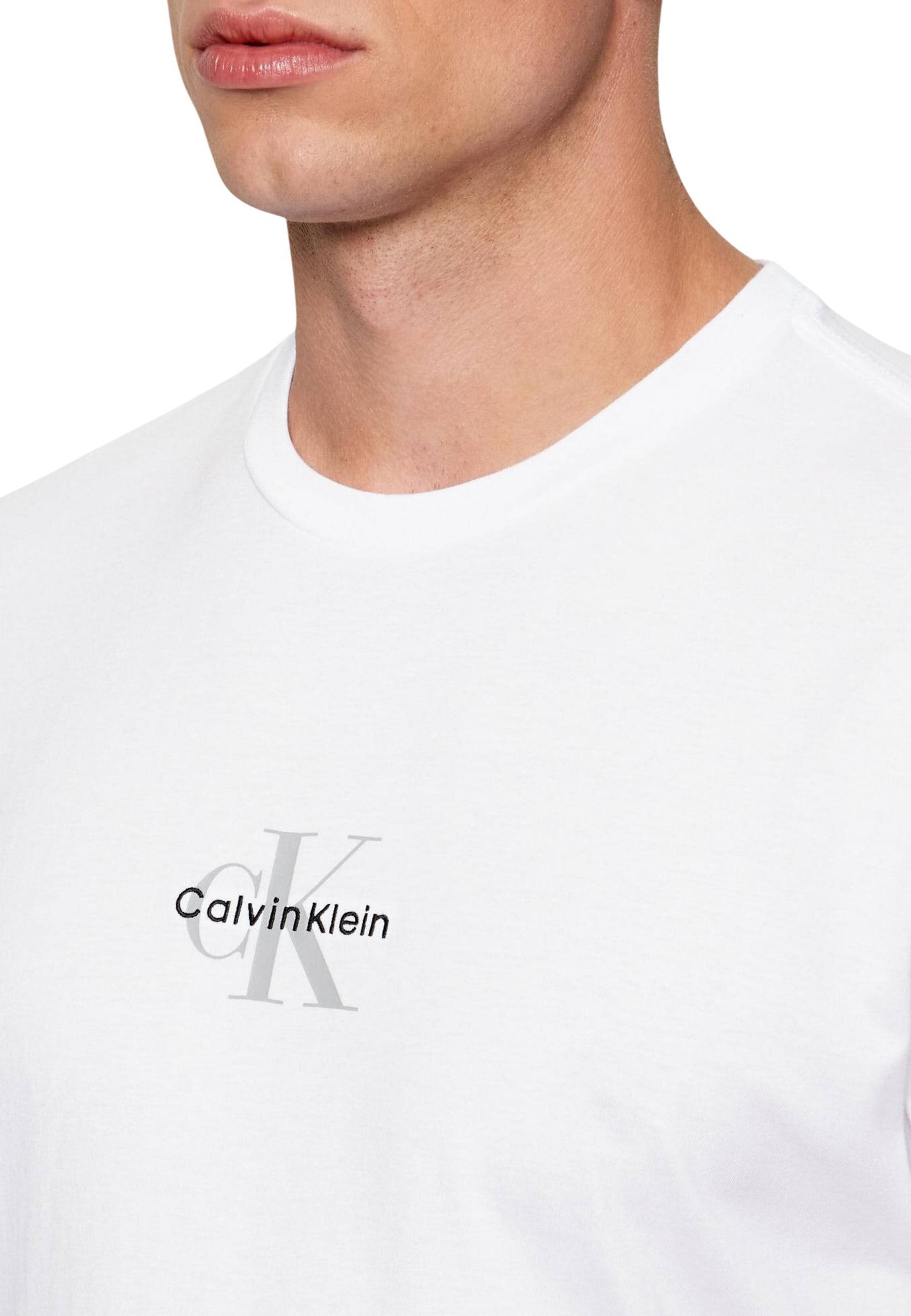 Calvin Klein Jeans T-Shirt Uomo Calvin Klein Jeans LV04RB866G white  white