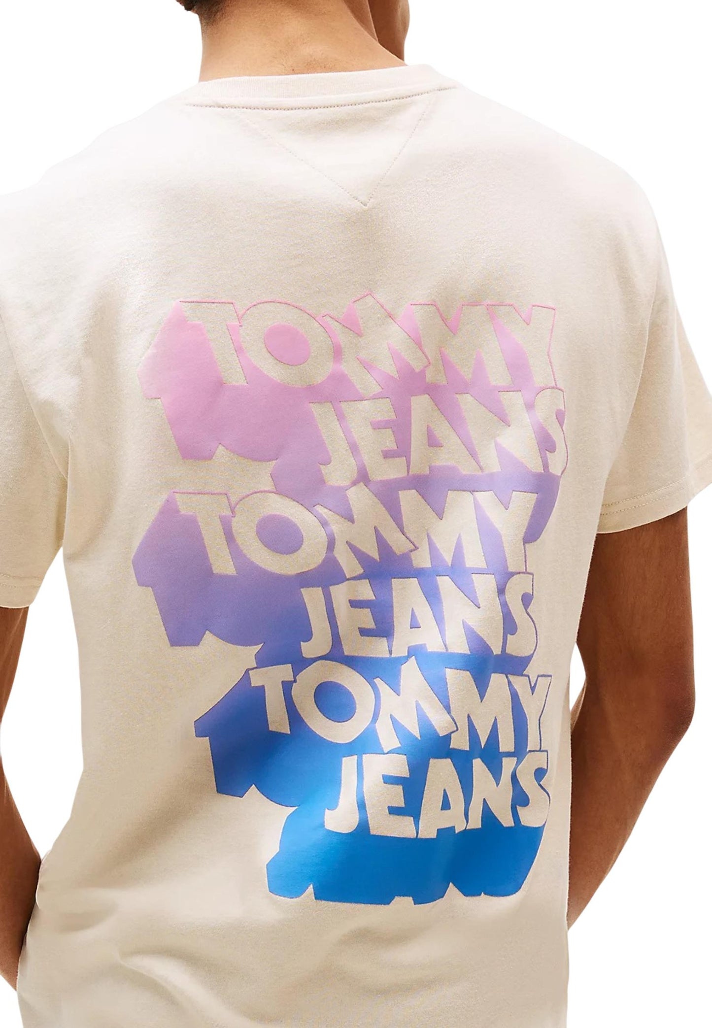 Tommy Hilfiger Jeans T-Shirt Uomo Tommy Hilfiger Jeans DM0DM21589 beige  beige