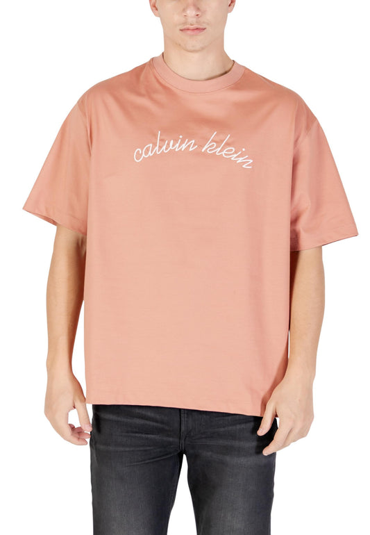 Calvin Klein Jeans T-Shirt Uomo Calvin Klein Jeans LV04RC225G pink  pink