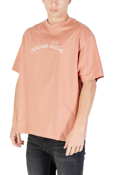 Calvin Klein Jeans T-Shirt Uomo Calvin Klein Jeans LV04RC225G pink  pink