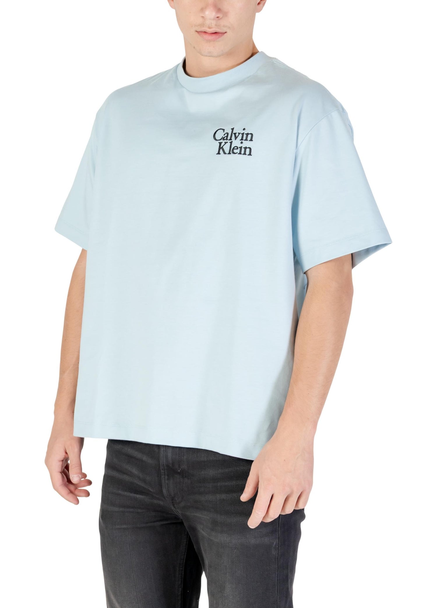 Calvin Klein Jeans T-Shirt Uomo Calvin Klein Jeans LV04RC808G light blue  light blue