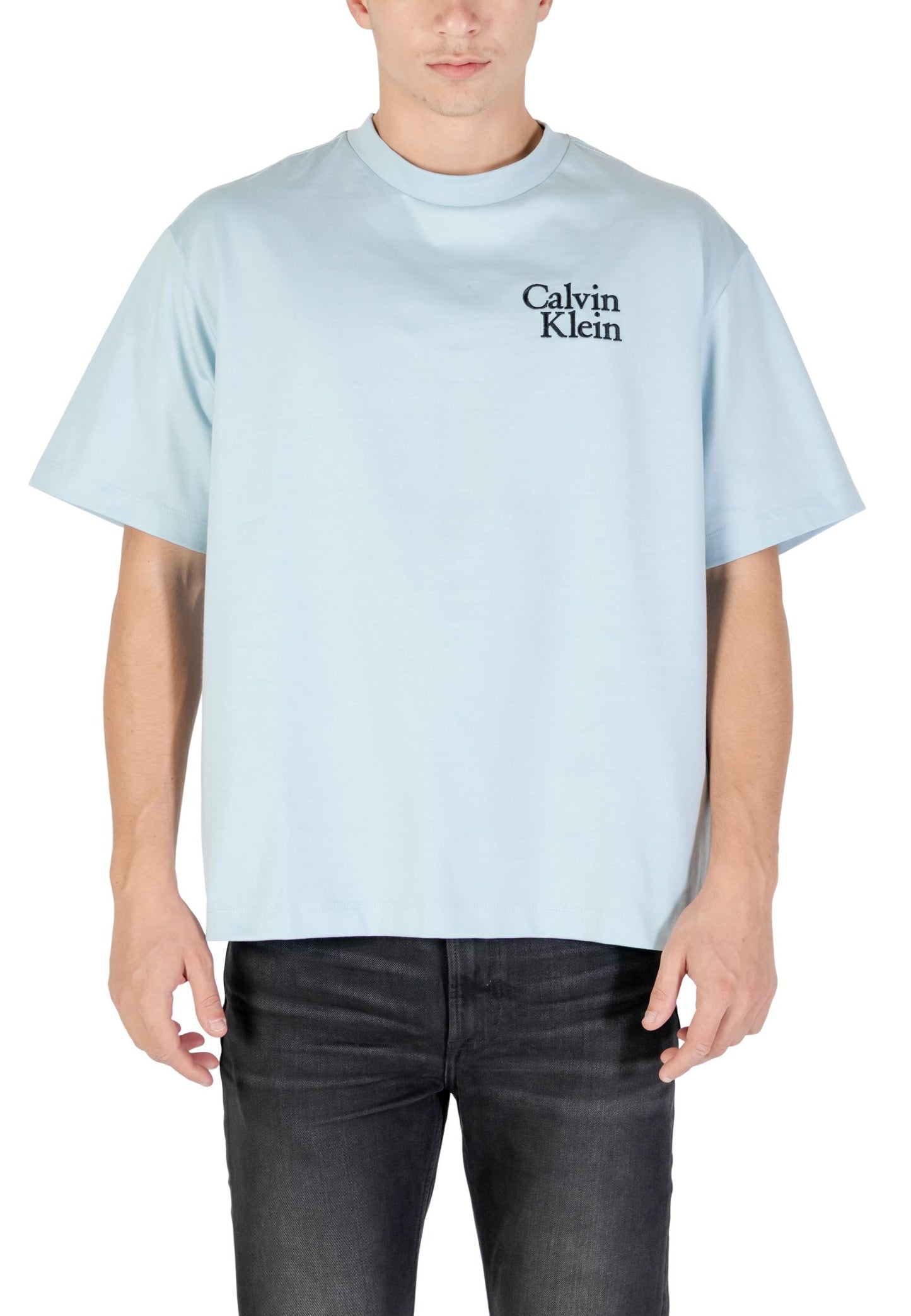 Calvin Klein Jeans T-Shirt Uomo Calvin Klein Jeans LV04RC808G light blue  light blue