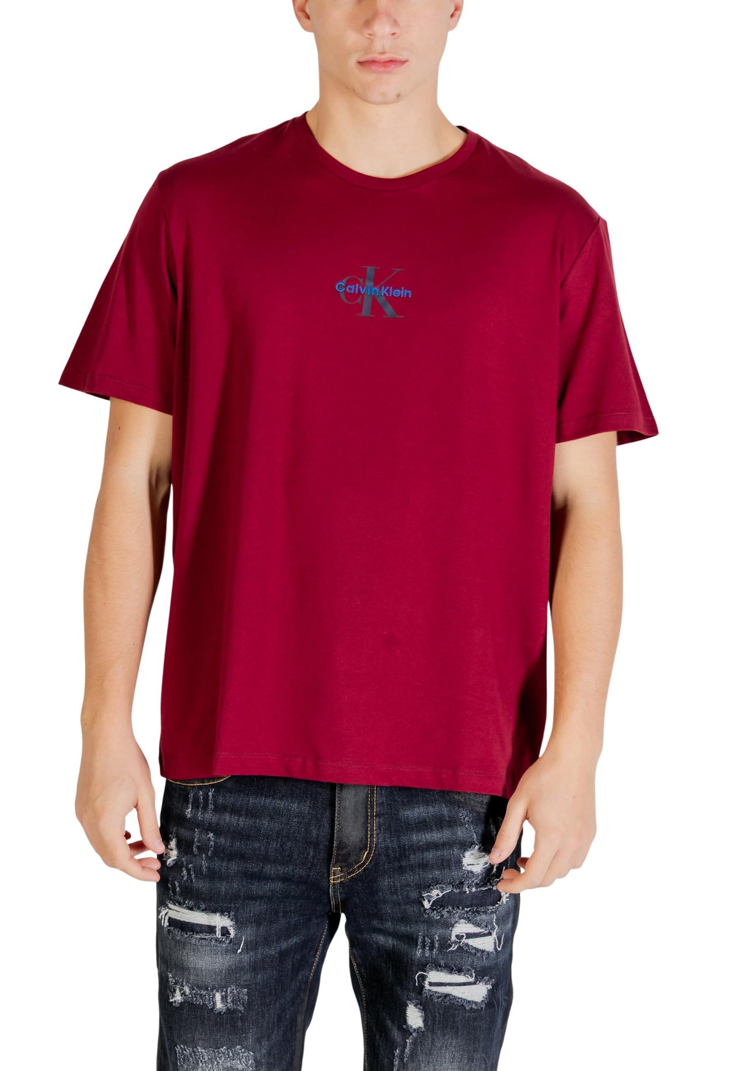 Calvin Klein Jeans T-Shirt Uomo Calvin Klein Jeans LV04RB866G bordeaux  bordeaux
