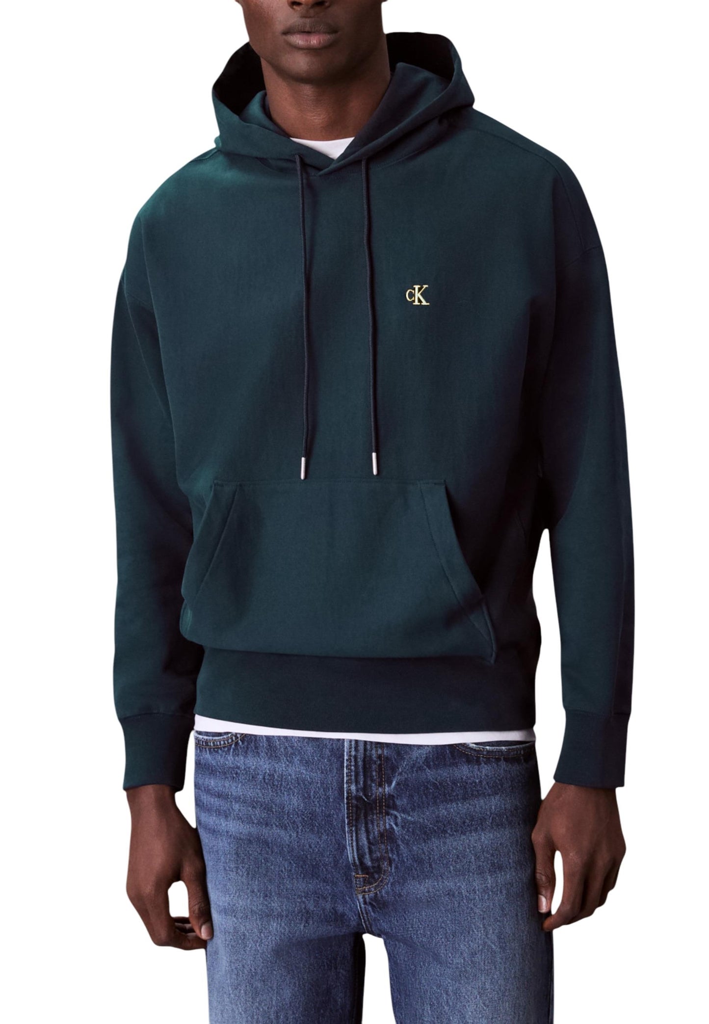 Calvin Klein Jeans Felpa Uomo Calvin Klein Jeans LV04RC278G green  green