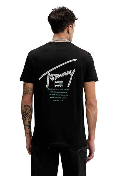 Tommy Hilfiger Jeans T-Shirt Uomo Tommy Hilfiger Jeans DM0DM22320 black  black