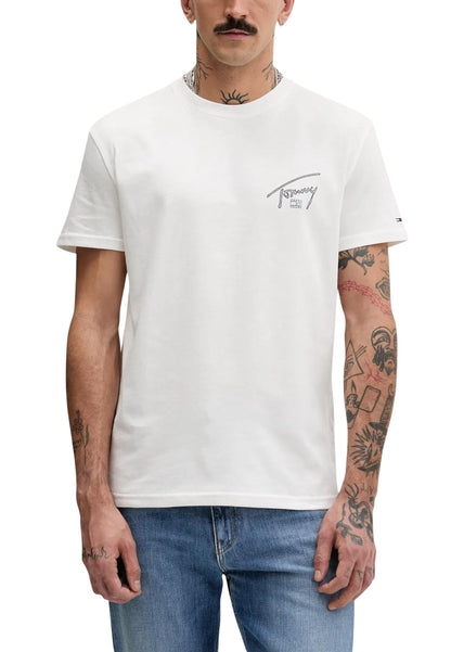 Tommy Hilfiger Jeans T-Shirt Uomo Tommy Hilfiger Jeans DM0DM22320 white  white