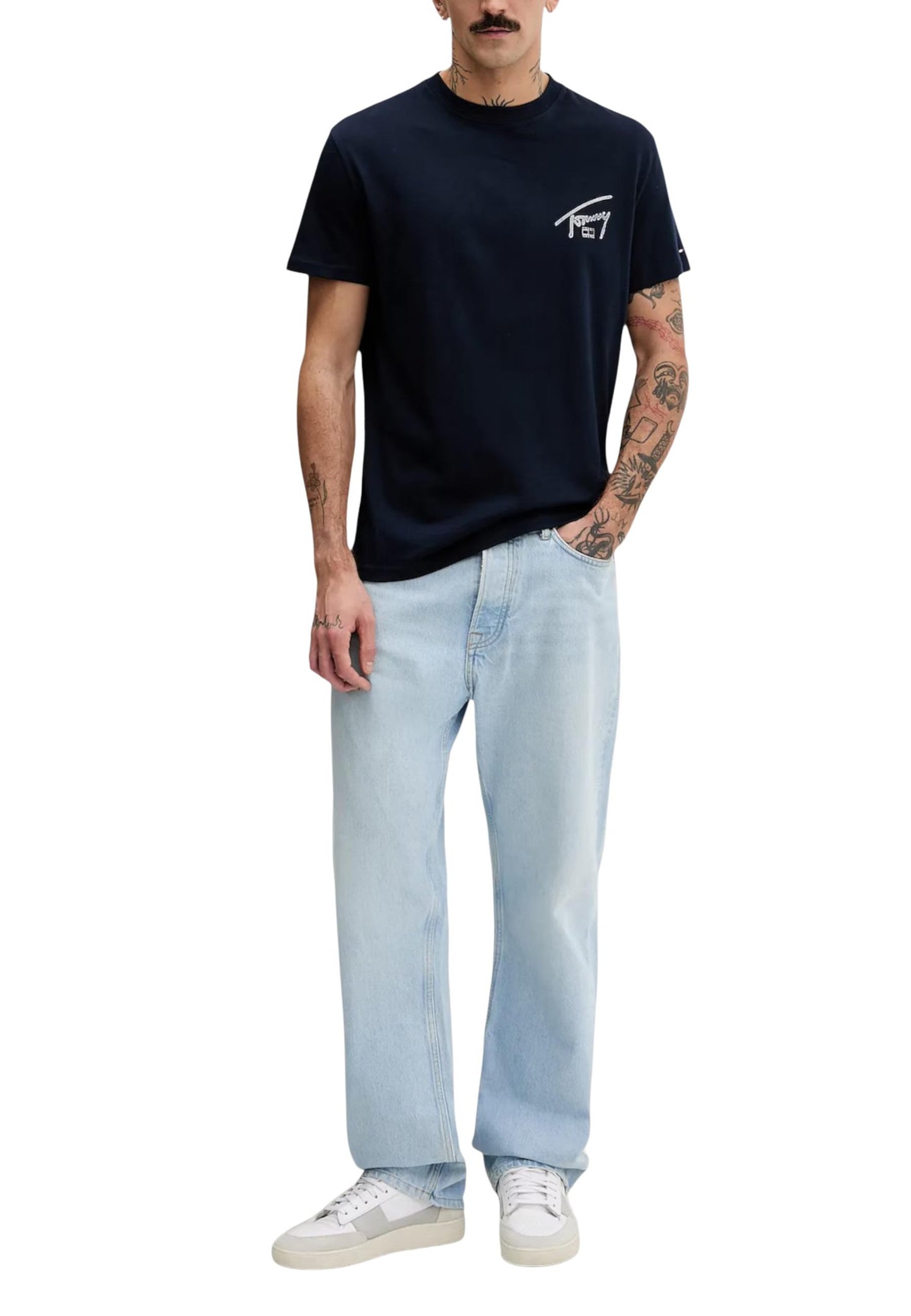 Tommy Hilfiger Jeans T-Shirt Uomo Tommy Hilfiger Jeans DM0DM22320 blue  blue