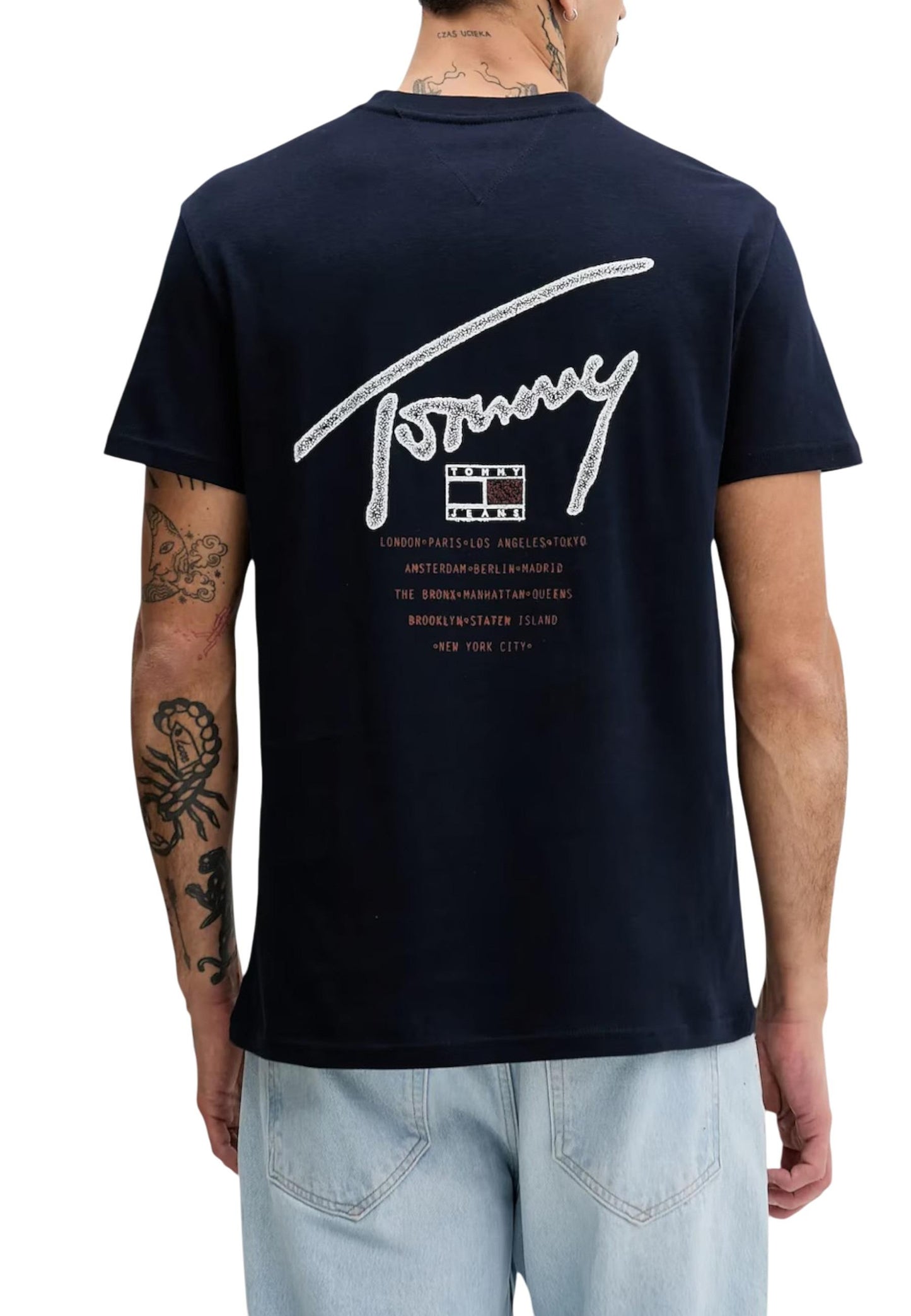 Tommy Hilfiger Jeans T-Shirt Uomo Tommy Hilfiger Jeans DM0DM22320 blue  blue