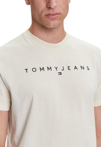 Tommy Hilfiger Jeans T-Shirt Uomo Tommy Hilfiger Jeans WH7_15736002507_Beige_chiaro beige  beige