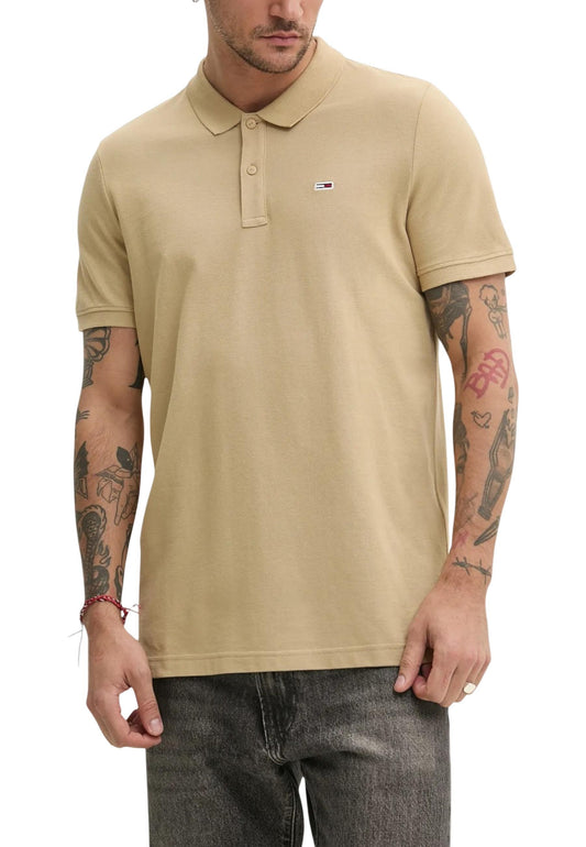 Tommy Hilfiger Jeans T-Shirt Uomo Tommy Hilfiger Jeans DM0DM20676 beige  beige