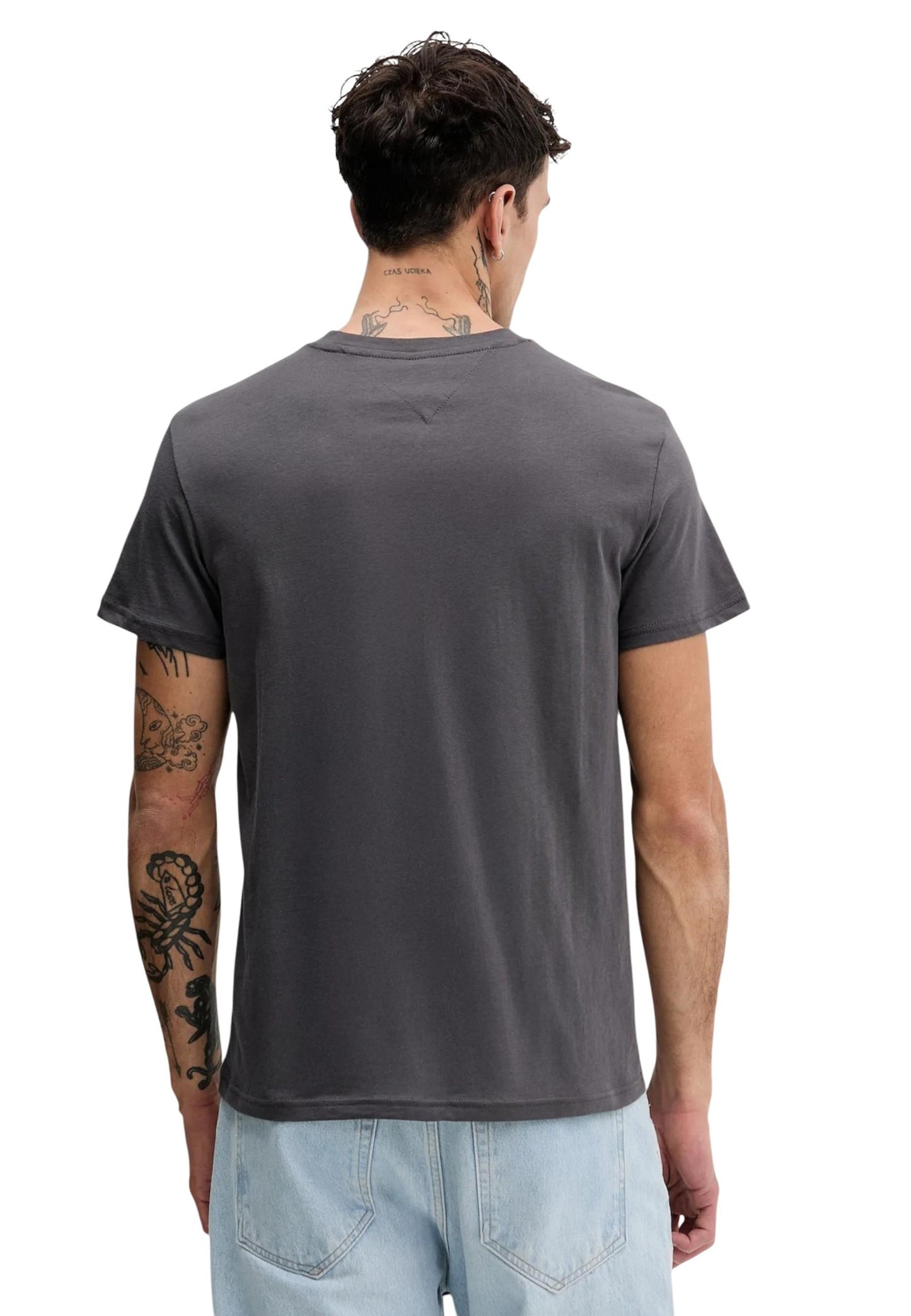 Tommy Hilfiger Jeans T-Shirt Uomo Tommy Hilfiger Jeans DM0DM21780 grey  grey