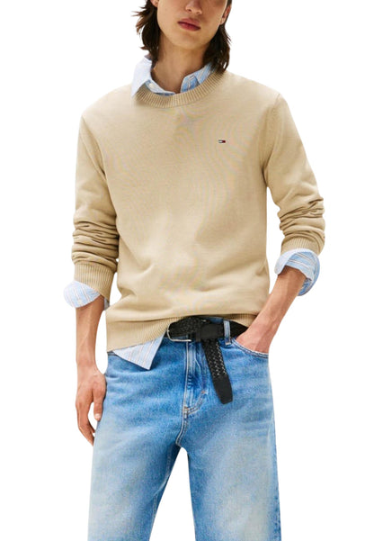 Tommy Hilfiger Jeans Maglia Uomo Tommy Hilfiger Jeans DM0DM21787 beige  beige