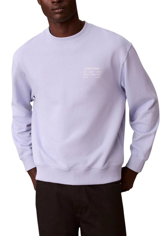 Calvin Klein Jeans Felpa Uomo Calvin Klein Jeans LV04RE254G liliac  liliac