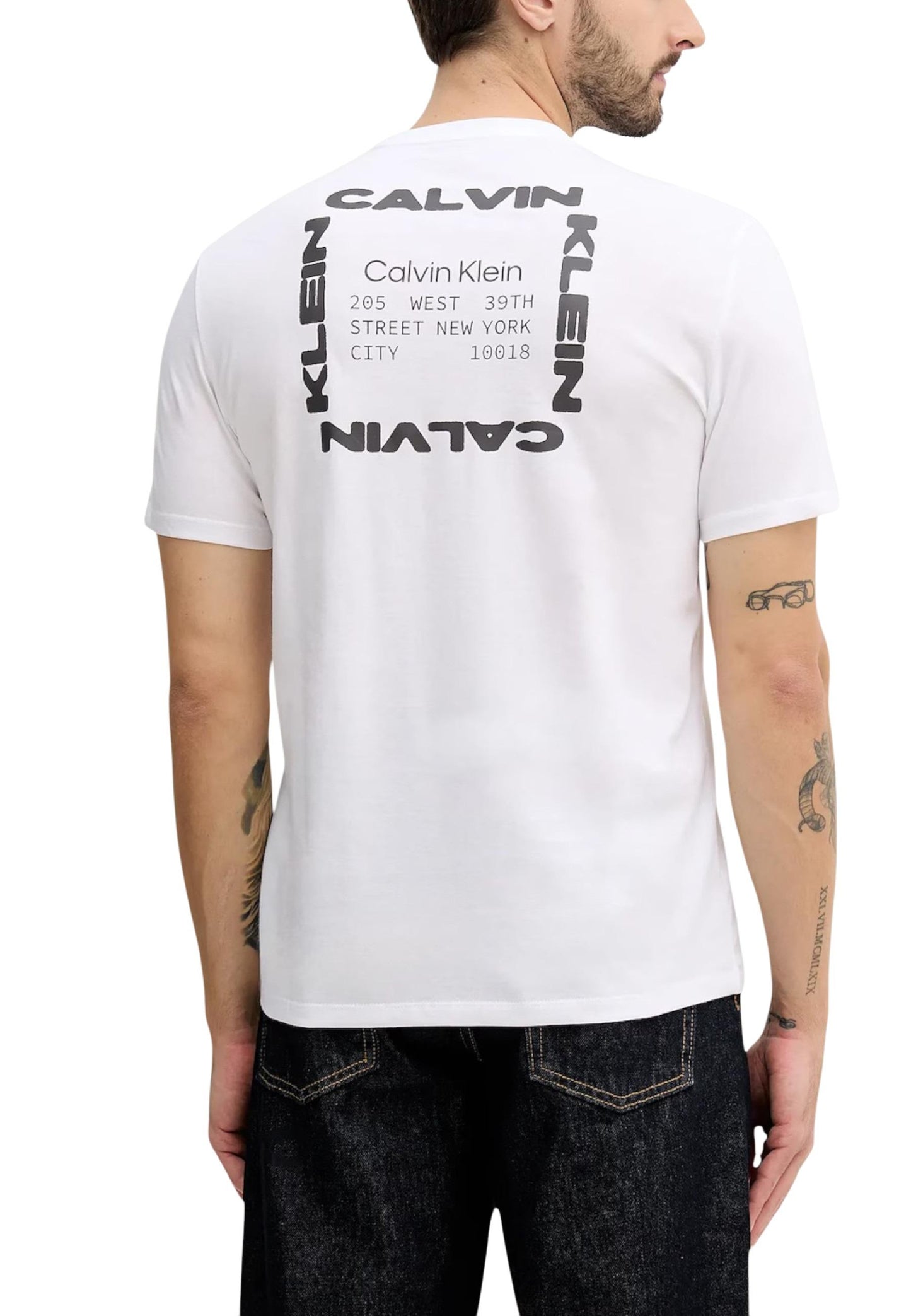 Calvin Klein Jeans T-Shirt Uomo Calvin Klein Jeans LV14RE830G white  white