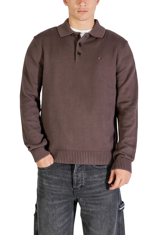 Tommy Hilfiger Jeans Maglia Uomo Tommy Hilfiger Jeans DM0DM22647 brown  brown