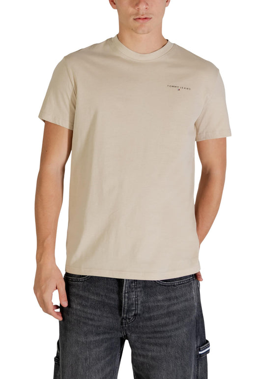 Tommy Hilfiger Jeans T-Shirt Uomo Tommy Hilfiger Jeans WH7_16631902507_Beige_chiaro beige  beige