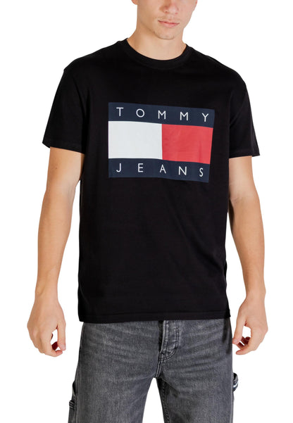 Tommy Hilfiger Jeans T-Shirt Uomo Tommy Hilfiger Jeans DM0DM22645 black  black