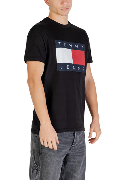 Tommy Hilfiger Jeans T-Shirt Uomo Tommy Hilfiger Jeans DM0DM22645 black  black