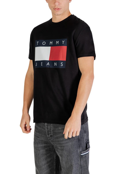 Tommy Hilfiger Jeans T-Shirt Uomo Tommy Hilfiger Jeans DM0DM22645 black  black