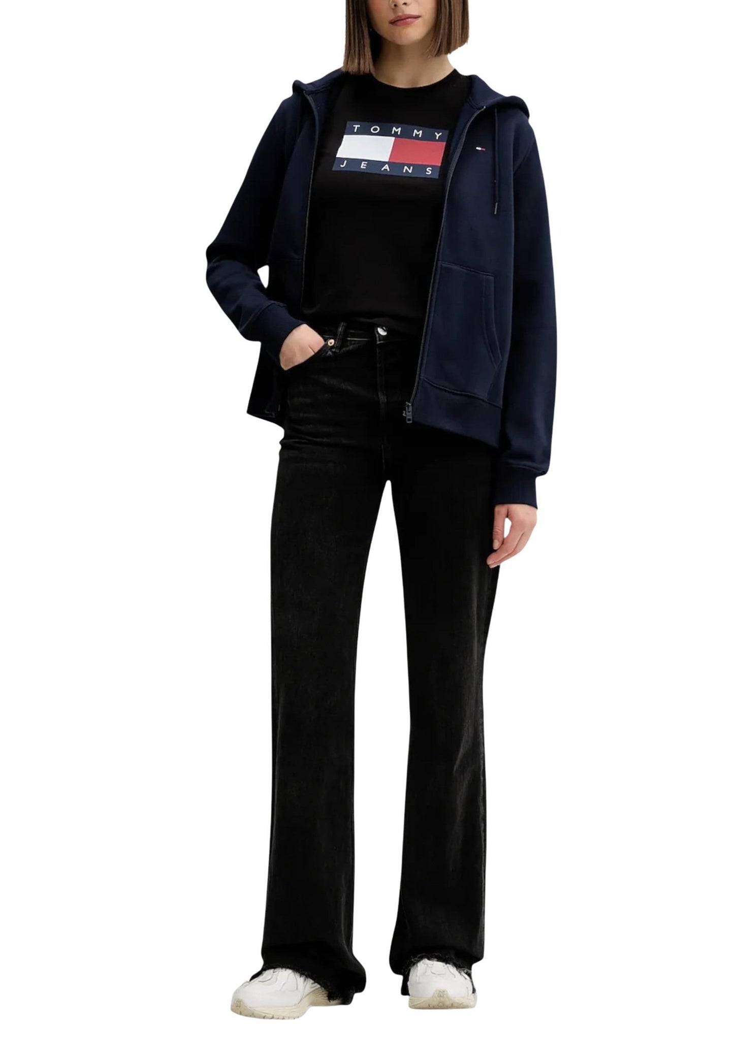 Tommy Hilfiger Jeans Stivali Donna Tommy Hilfiger Jeans DW0DW22562 black  black