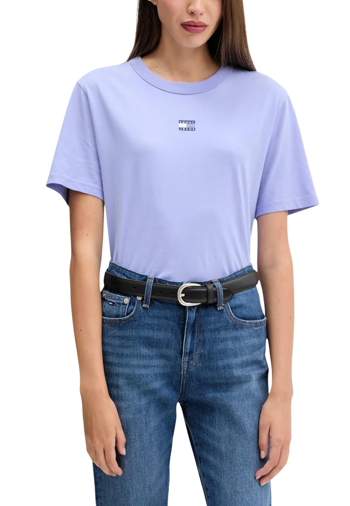 Tommy Hilfiger Jeans T-Shirt Donna Tommy Hilfiger Jeans DW0DW22202 liliac  liliac