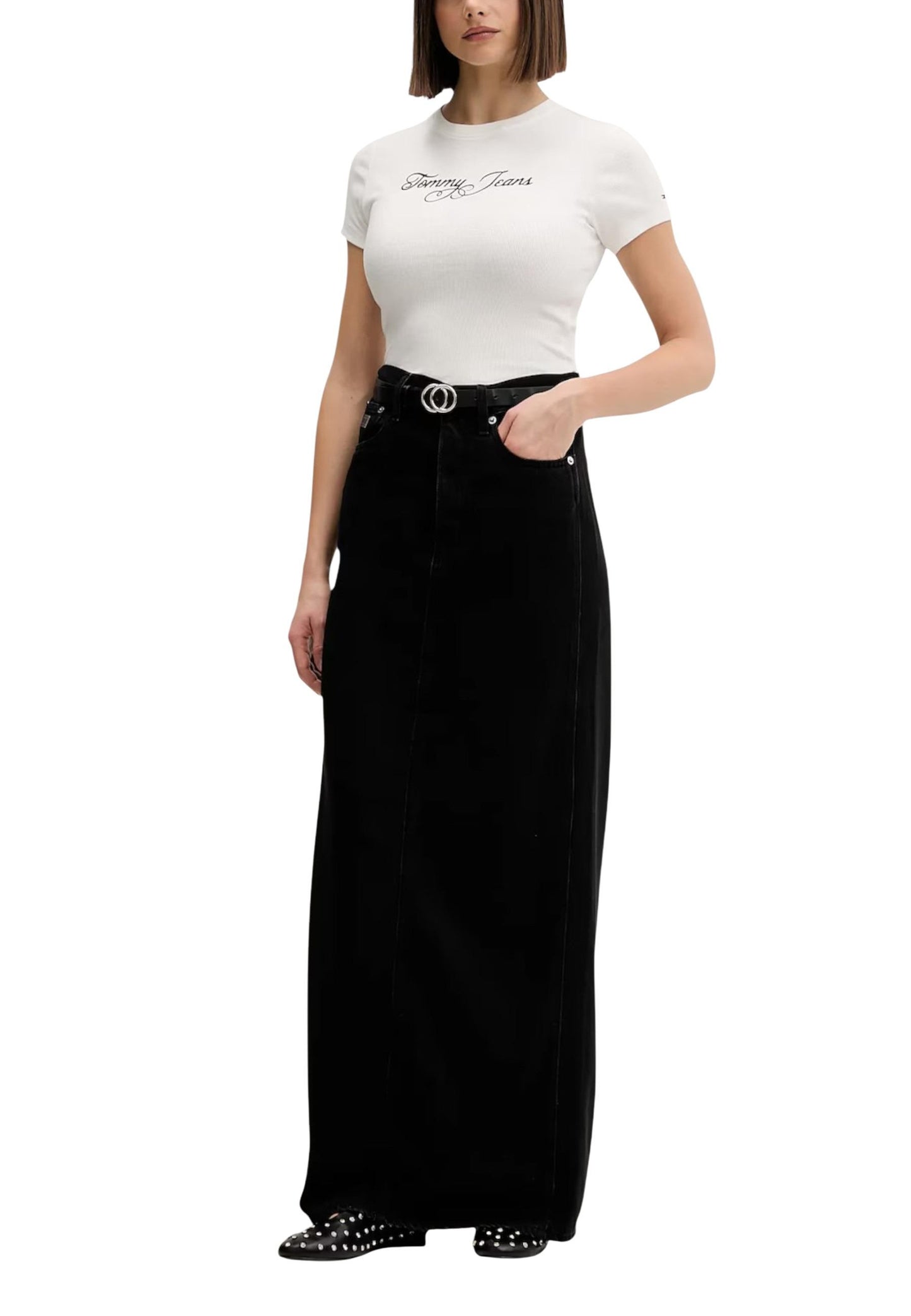 Tommy Hilfiger Jeans T-Shirt Donna Tommy Hilfiger Jeans DW0DW21838 white  white