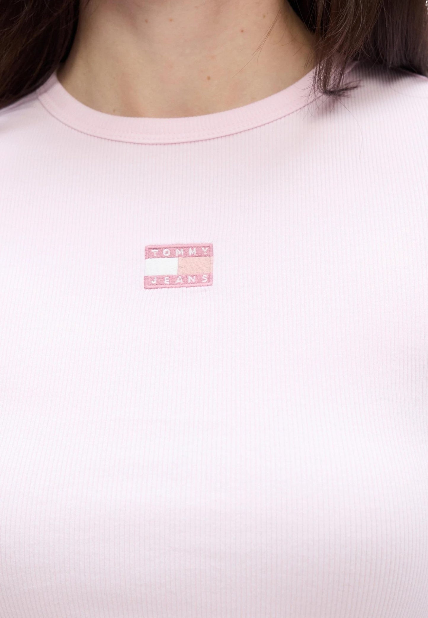Tommy Hilfiger Jeans T-Shirt Donna Tommy Hilfiger Jeans DW0DW17881 pink  pink