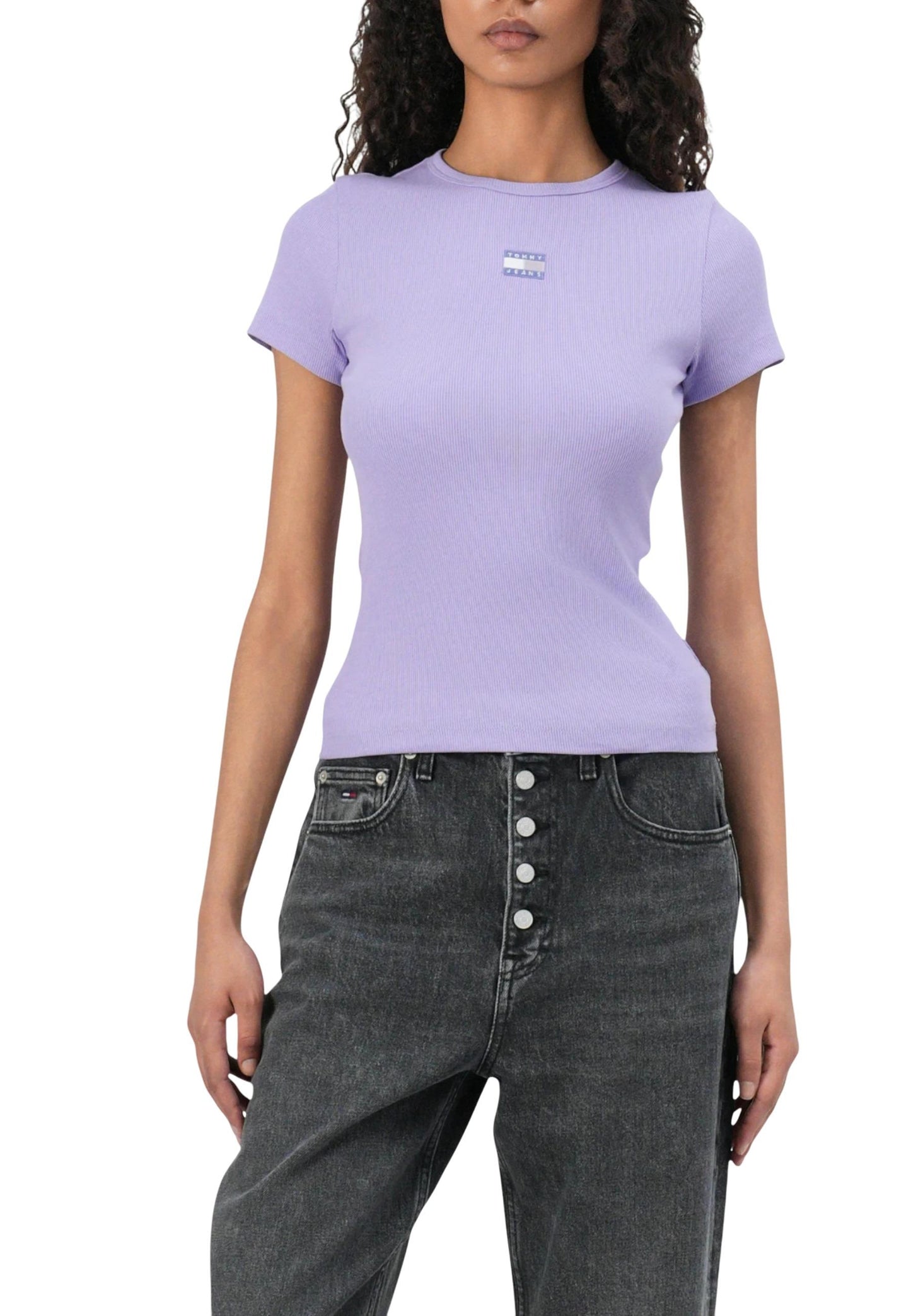 Tommy Hilfiger Jeans T-Shirt Donna Tommy Hilfiger Jeans DW0DW17881 liliac  liliac