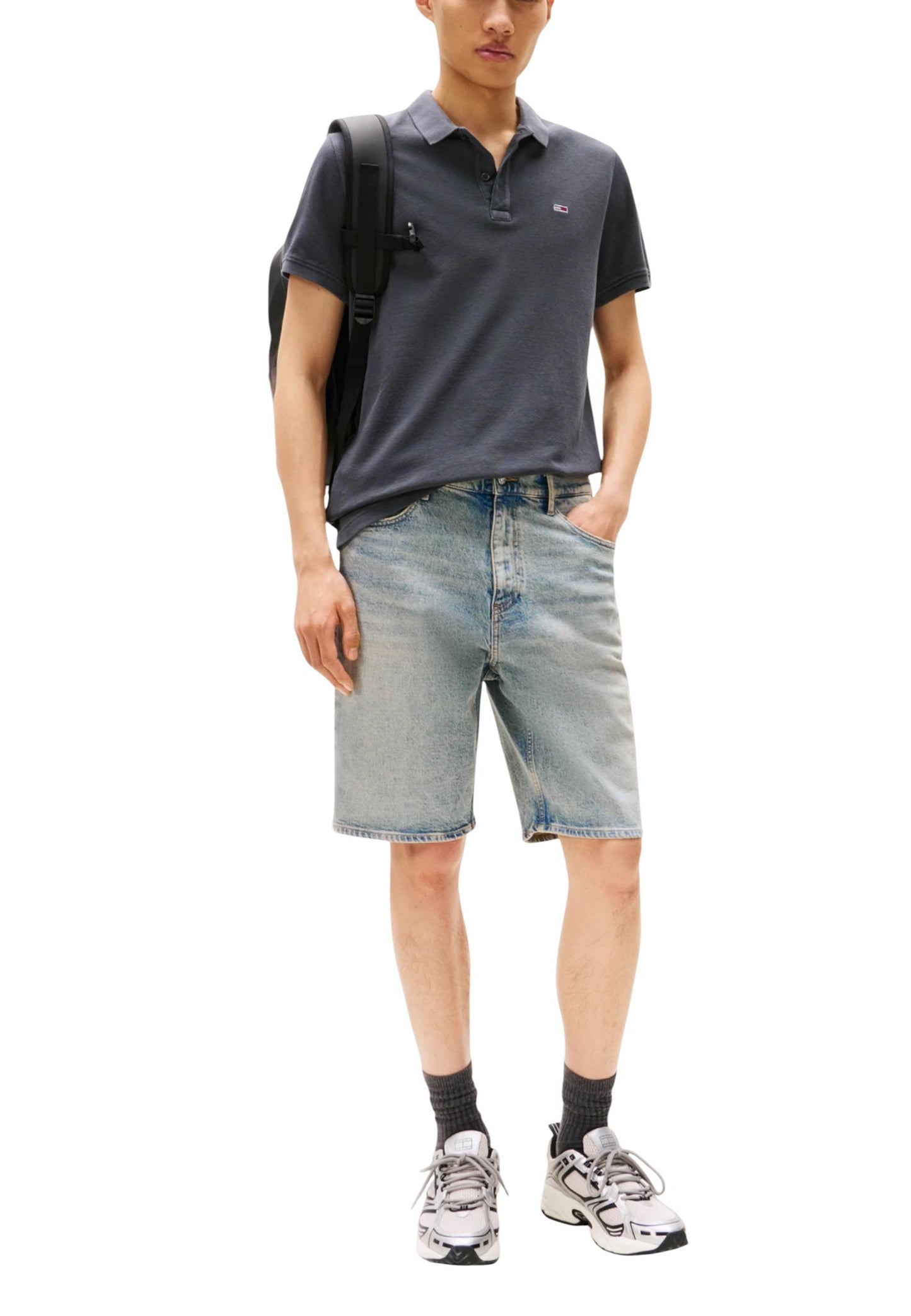Tommy Hilfiger Jeans Polo Uomo Tommy Hilfiger Jeans DM0DM20676 grey  grey