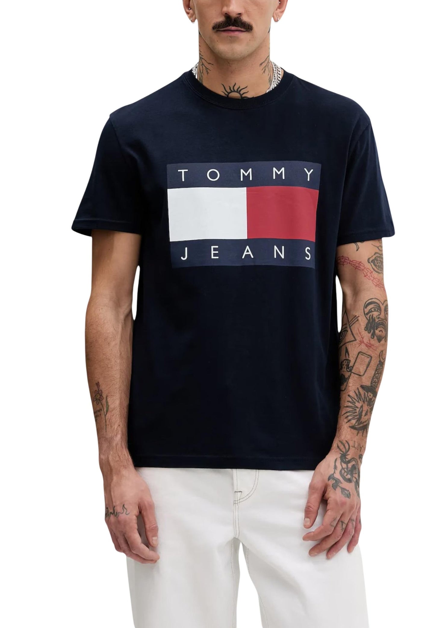 Tommy Hilfiger Jeans T-Shirt Uomo Tommy Hilfiger Jeans DM0DM22645 blue  blue