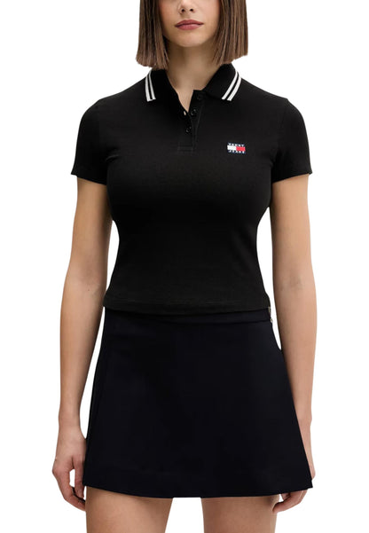 Tommy Hilfiger Jeans Polo Donna Tommy Hilfiger Jeans DW0DW21932 black  black