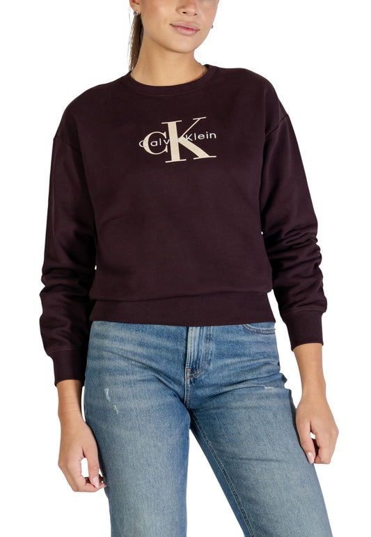 Calvin Klein Jeans Felpa Donna Calvin Klein Jeans LV047B234G brown  brown