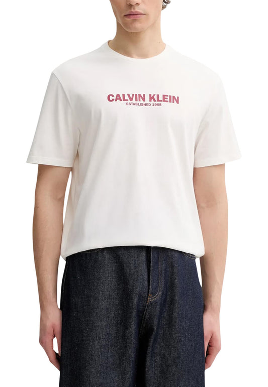 Calvin Klein T-Shirt Uomo Calvin Klein LV04RE820G white  white