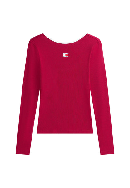 Tommy Hilfiger Jeans Maglia Donna Tommy Hilfiger Jeans DW0DW21839 bordeaux  bordeaux