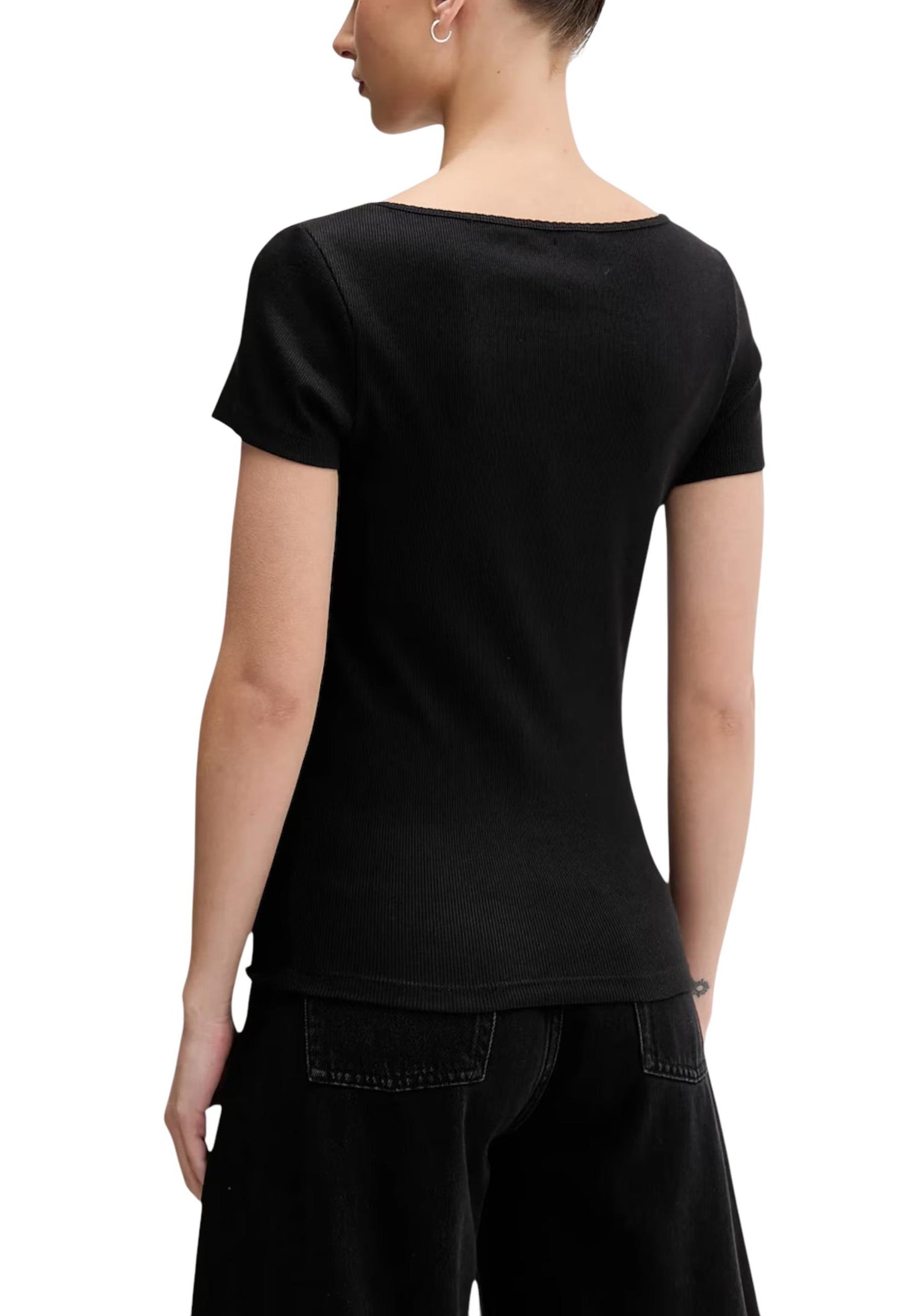 Tommy Hilfiger Jeans T-Shirt Donna Tommy Hilfiger Jeans DW0DW21837 black  black