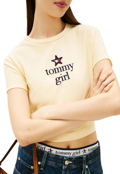 Tommy Hilfiger Jeans T-Shirt Donna Tommy Hilfiger Jeans DN0DN00094 white  white