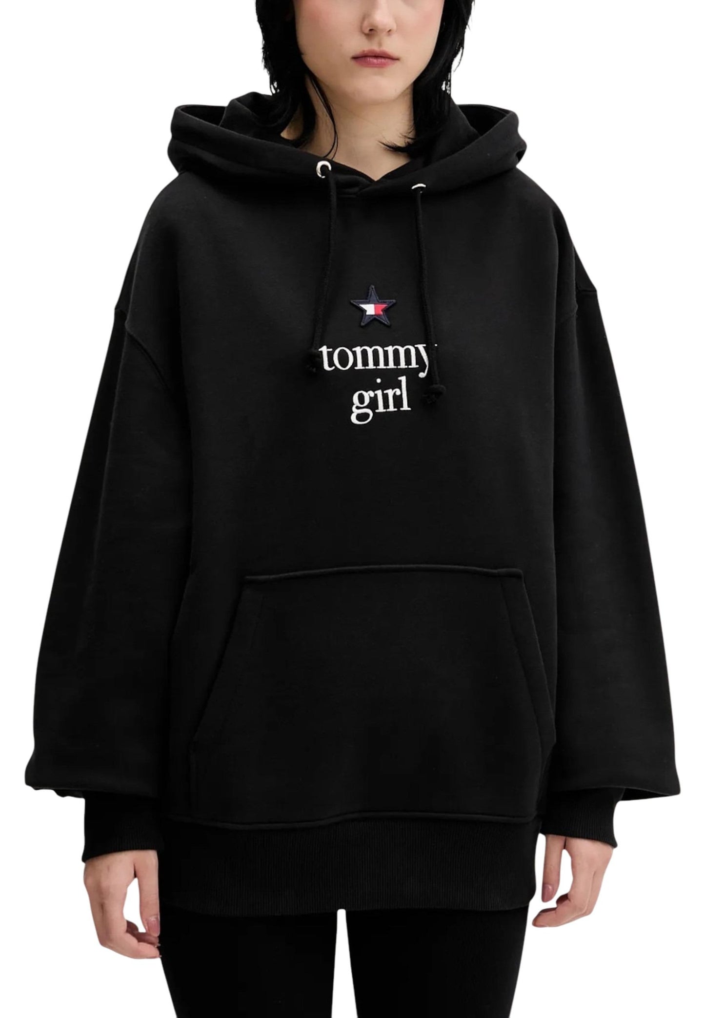 Tommy Hilfiger Jeans Felpa Donna Tommy Hilfiger Jeans DN0DN00099 black  black