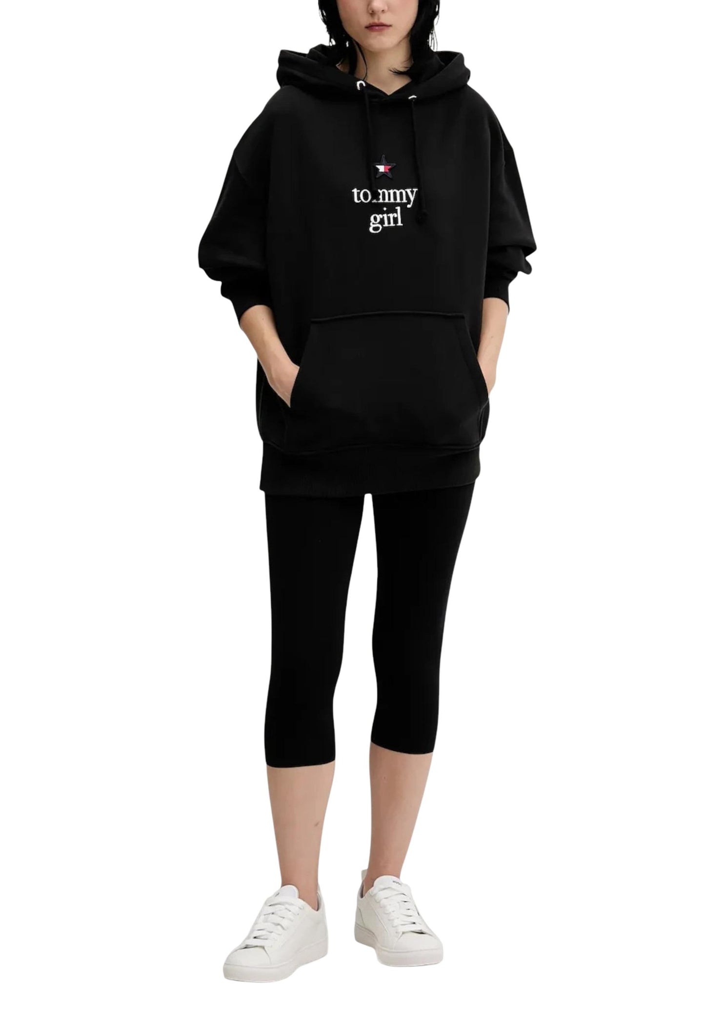 Tommy Hilfiger Jeans Felpa Donna Tommy Hilfiger Jeans DN0DN00099 black  black